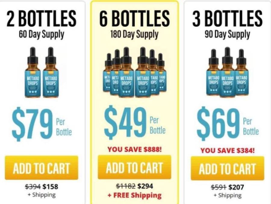 Metabo Drops special price promotion with limited-time discount